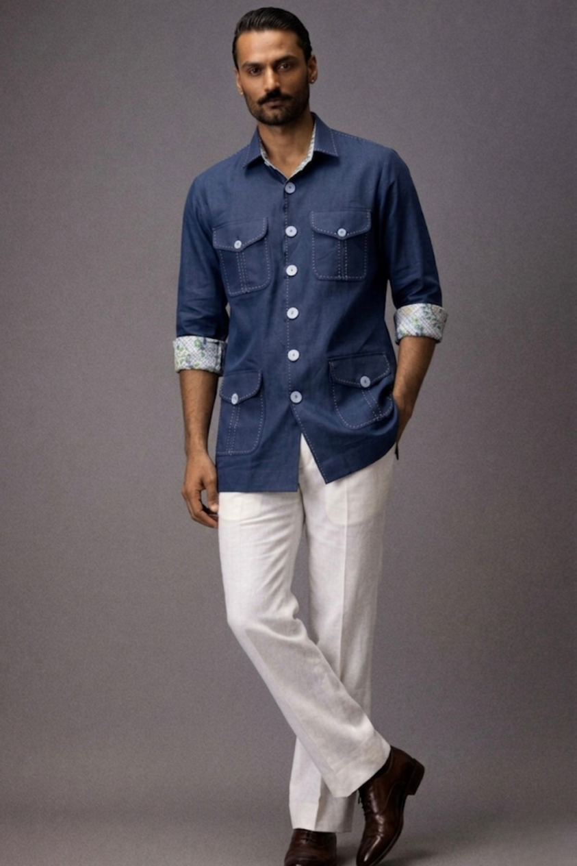 Indigo Hunting Shirt
