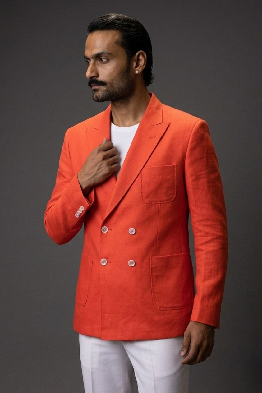 Mandarin blazer