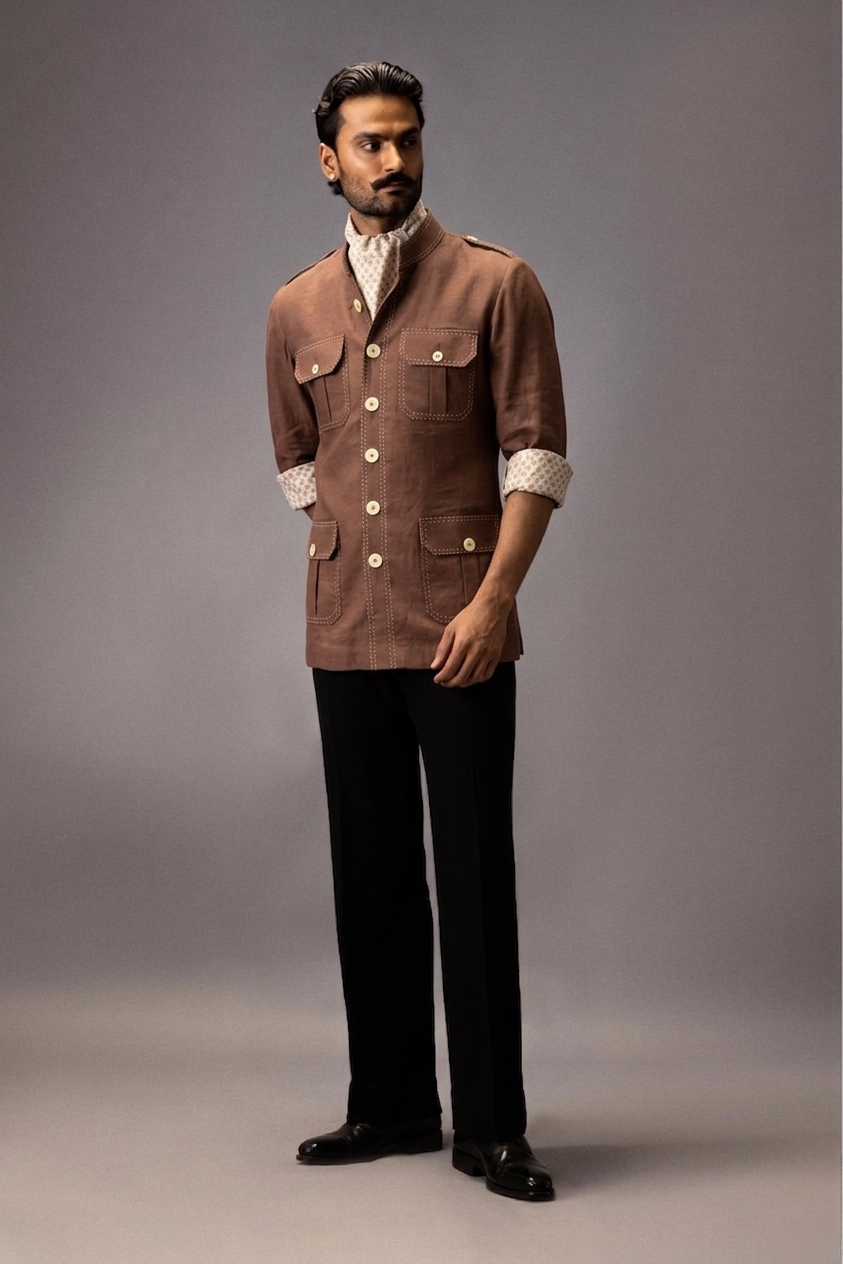 mocha hunting shirt