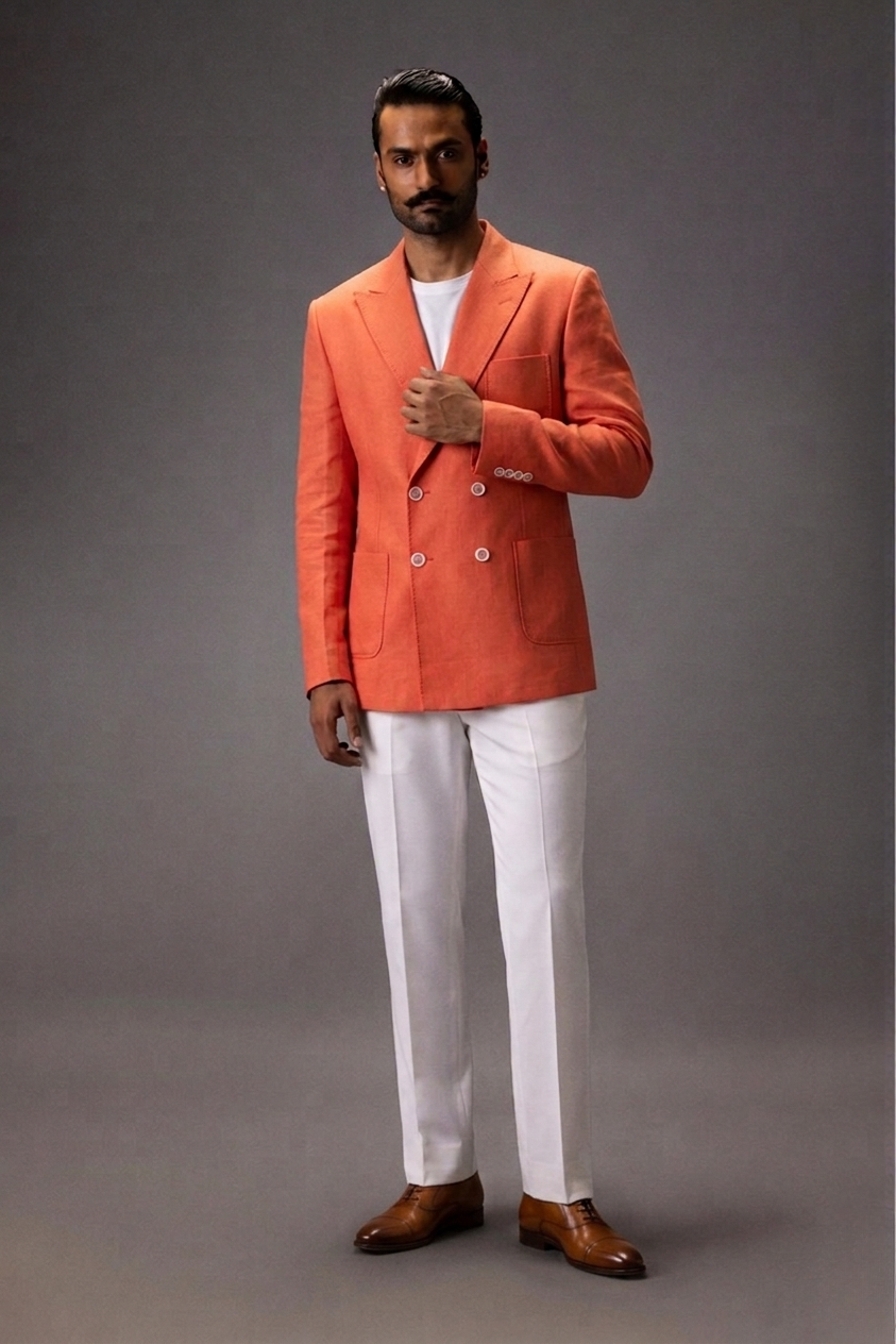 Mandarin blazer