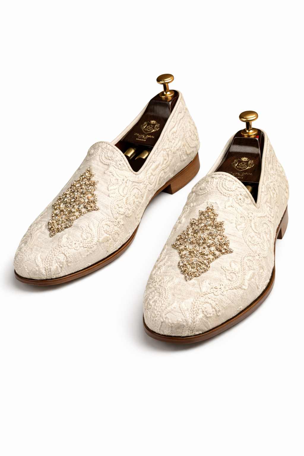 Luxury Silk Loafer Shoes