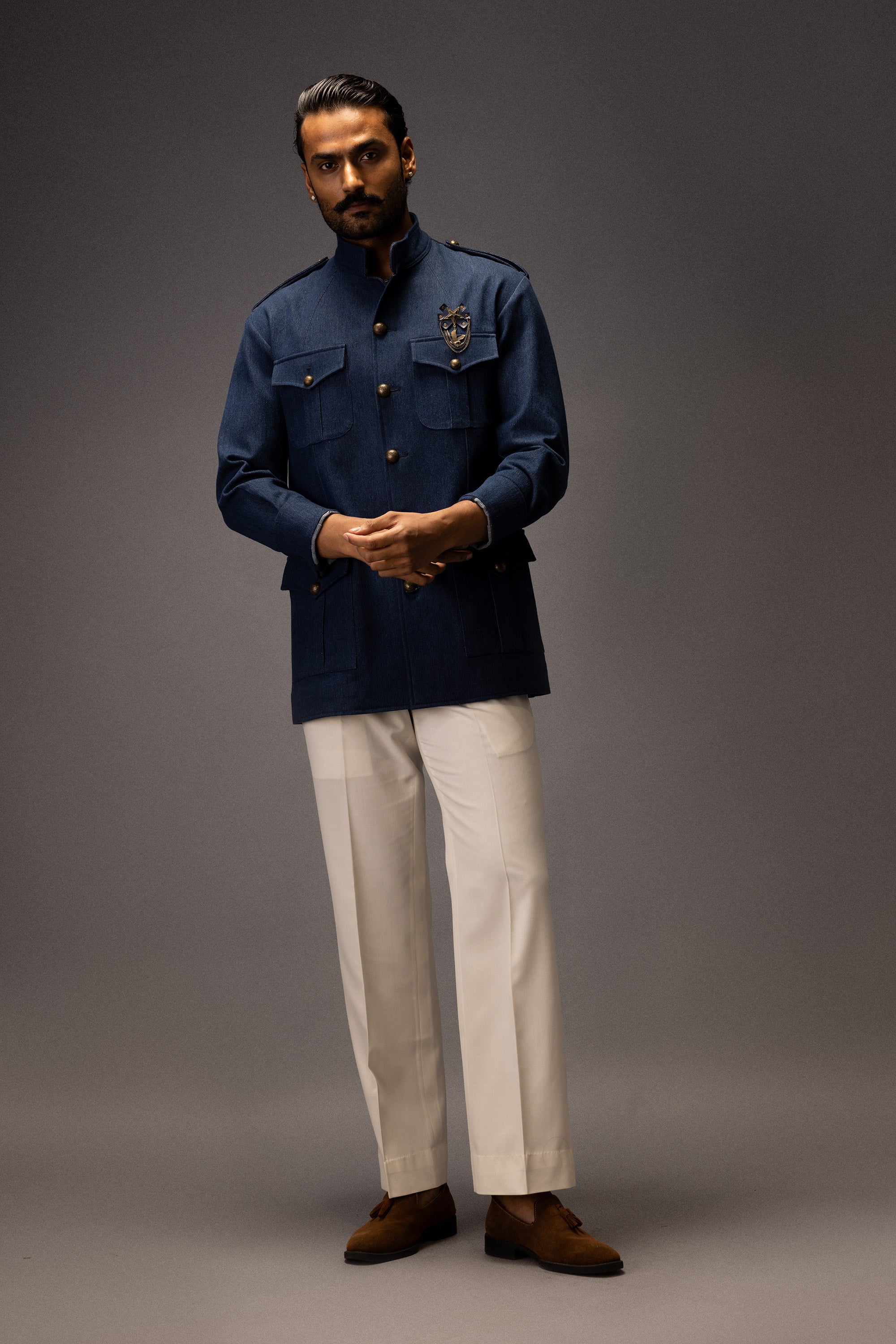 MIDNIGHT SAFARI DENIM JACKET