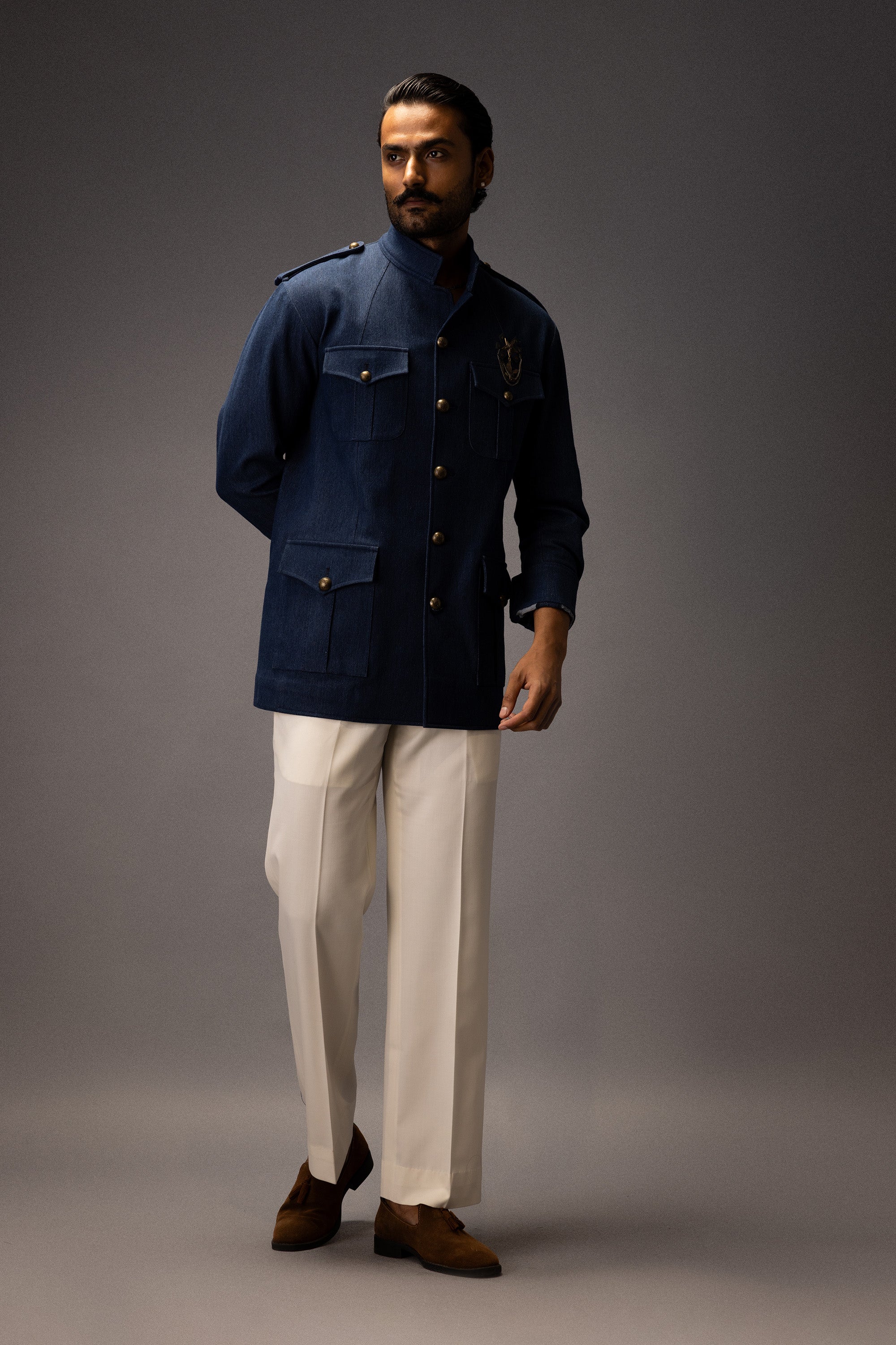 MIDNIGHT SAFARI DENIM JACKET