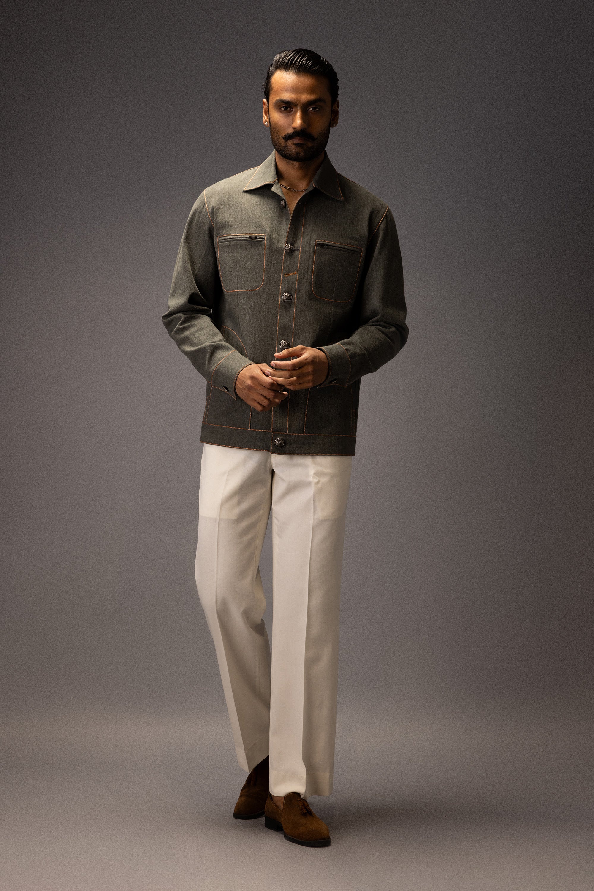 OLIVE ORCHARD DENIM JACKET