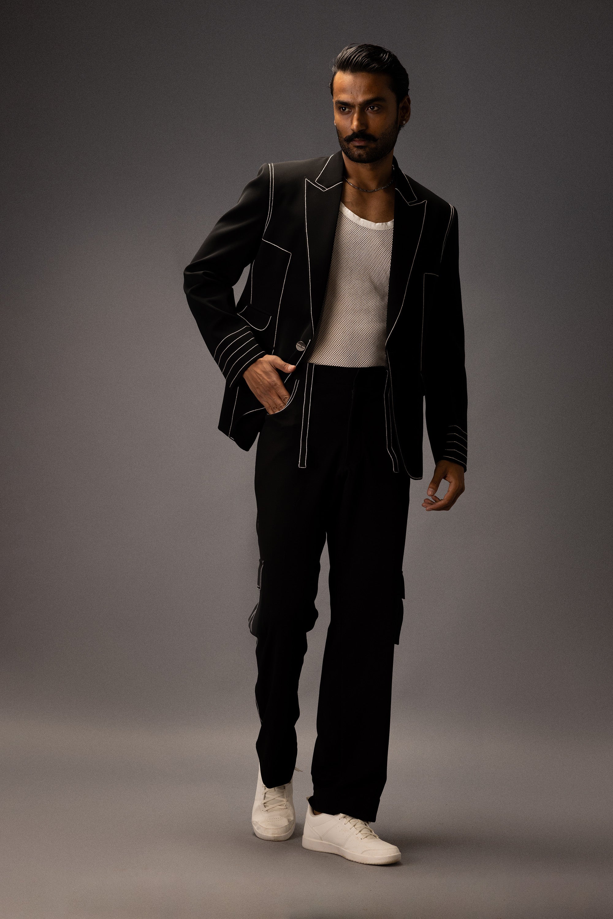 MIDNIGHT LINES BLAZER