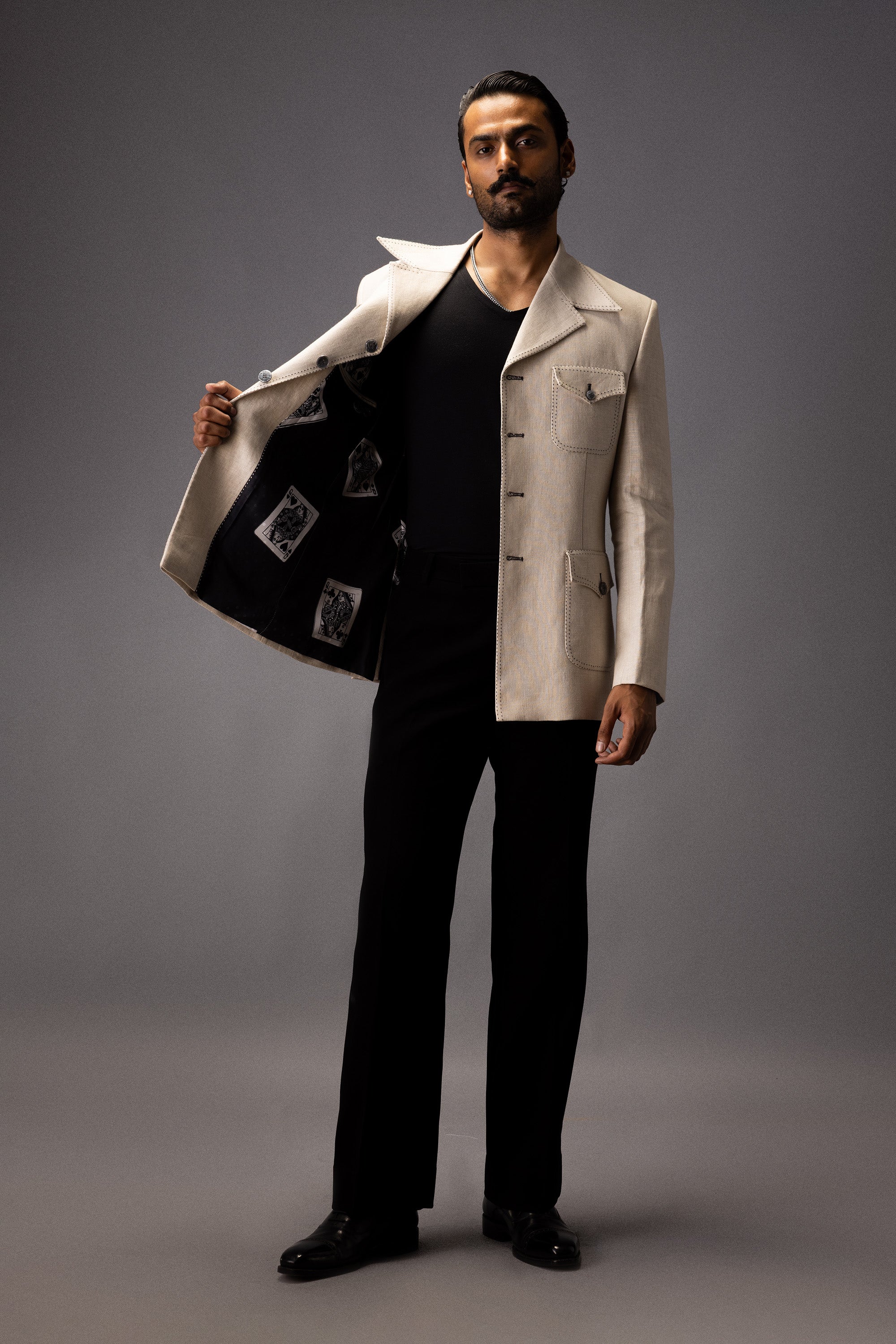 IVORY SAFARI BUSH COAT