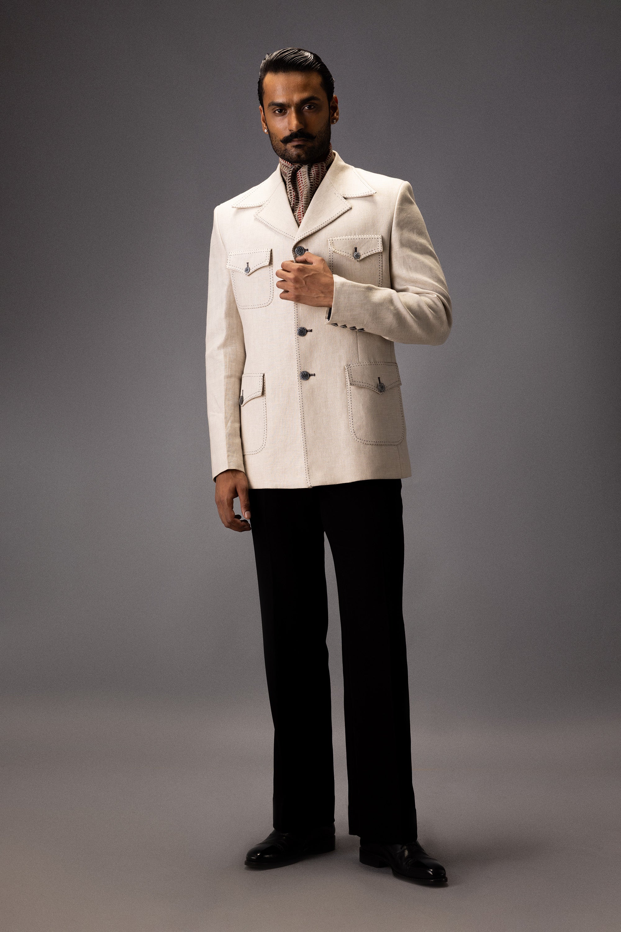 IVORY SAFARI BUSH COAT