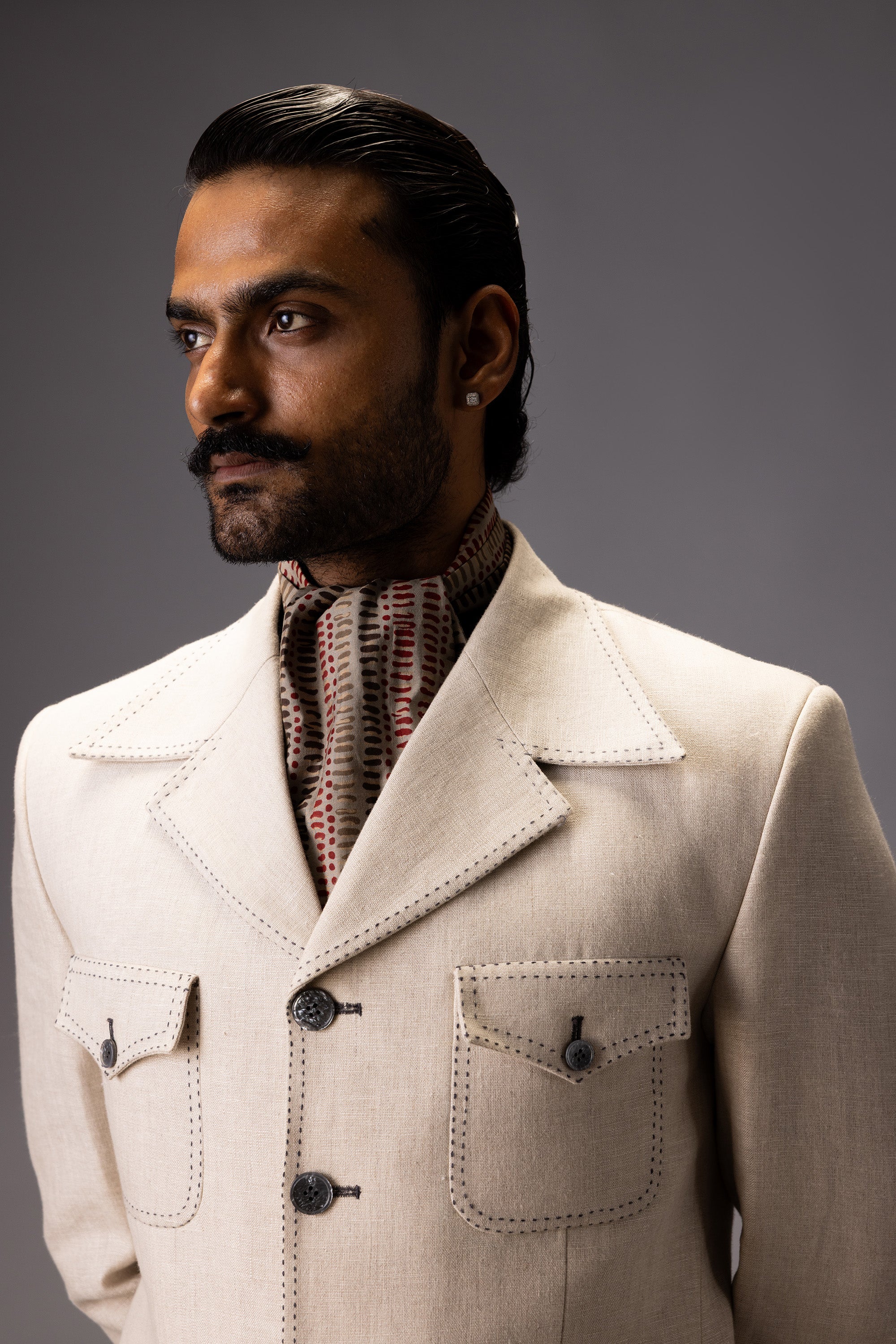 IVORY SAFARI BUSH COAT