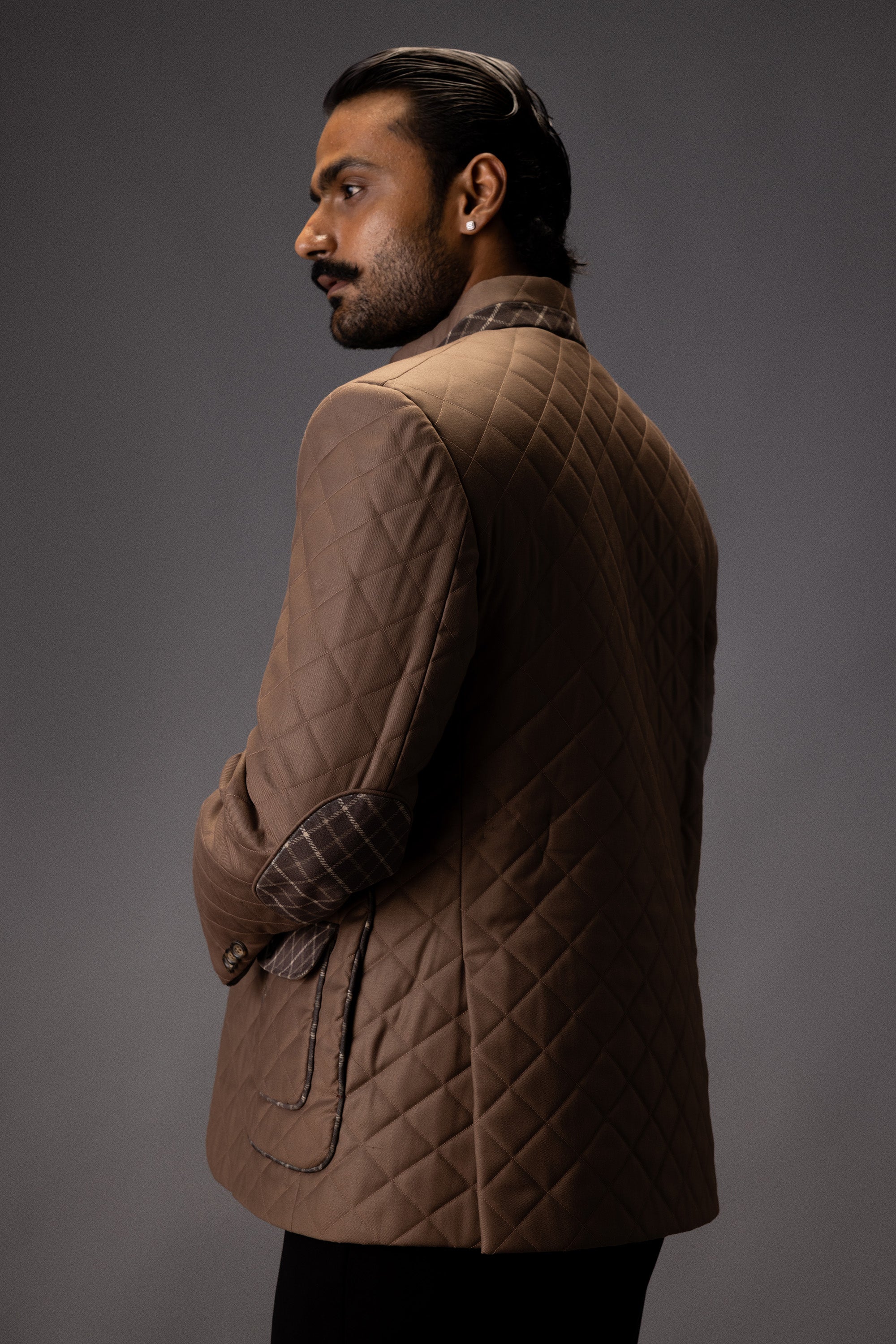 ROYAL DUNE QUILTED BANDHGALA JACKET
