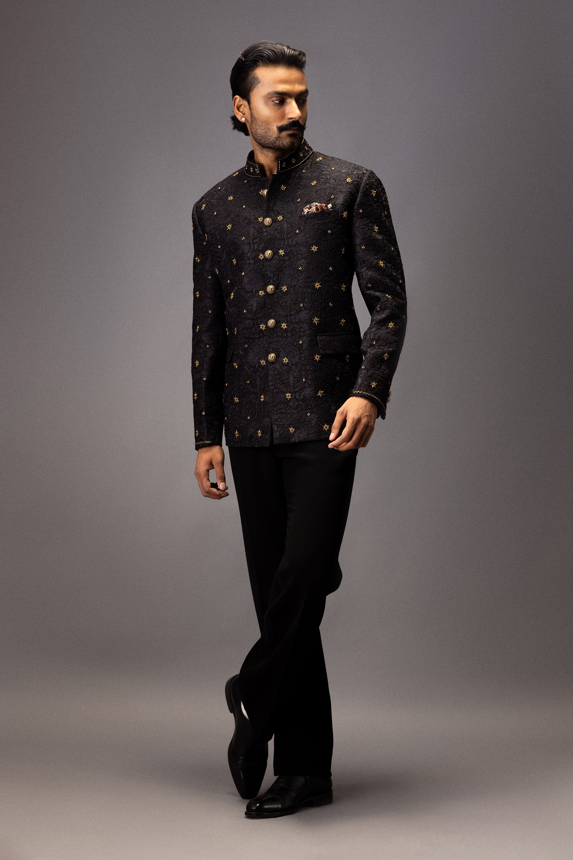 STARRY NIGHT LUXE JODHPURI BANDHGALA