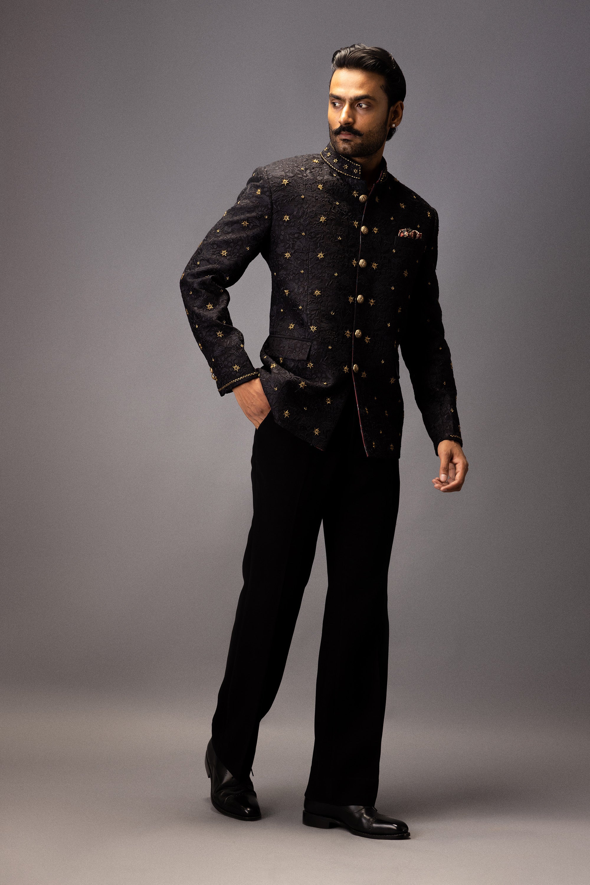 STARRY NIGHT LUXE JODHPURI BANDHGALA