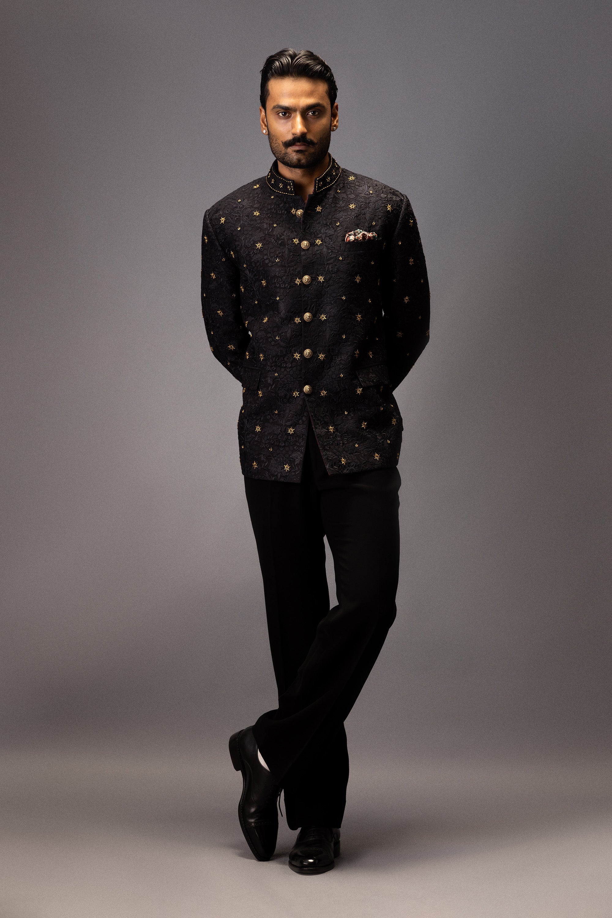 STARRY NIGHT LUXE JODHPURI BANDHGALA