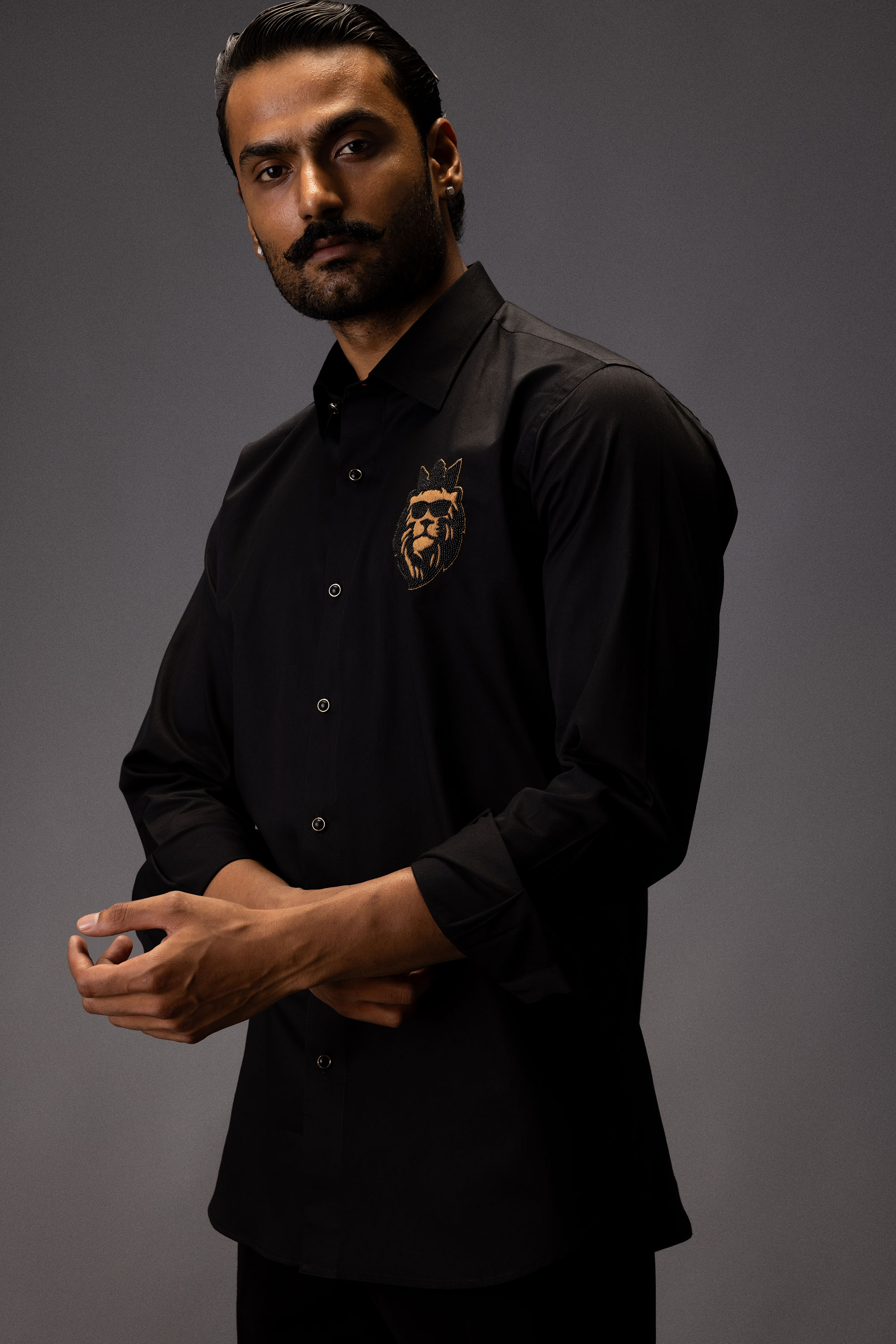 REGAL NOIR PARTY SHIRT