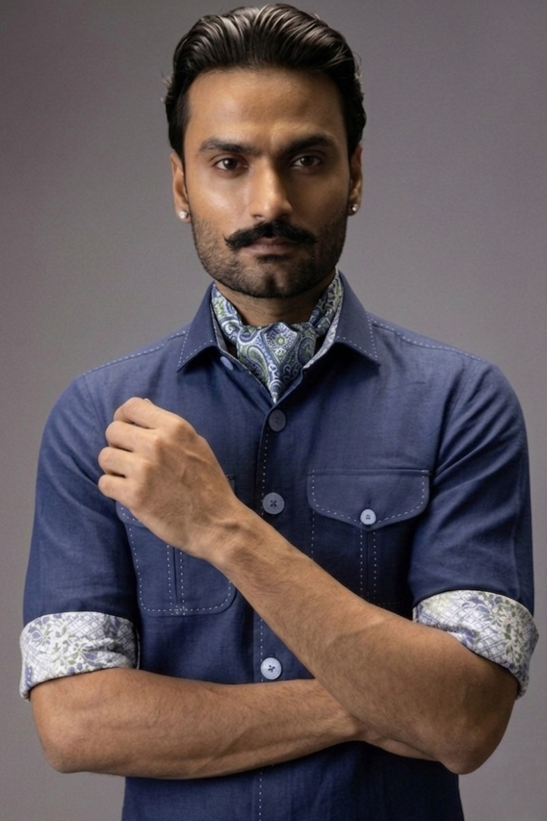 Indigo Hunting Shirt