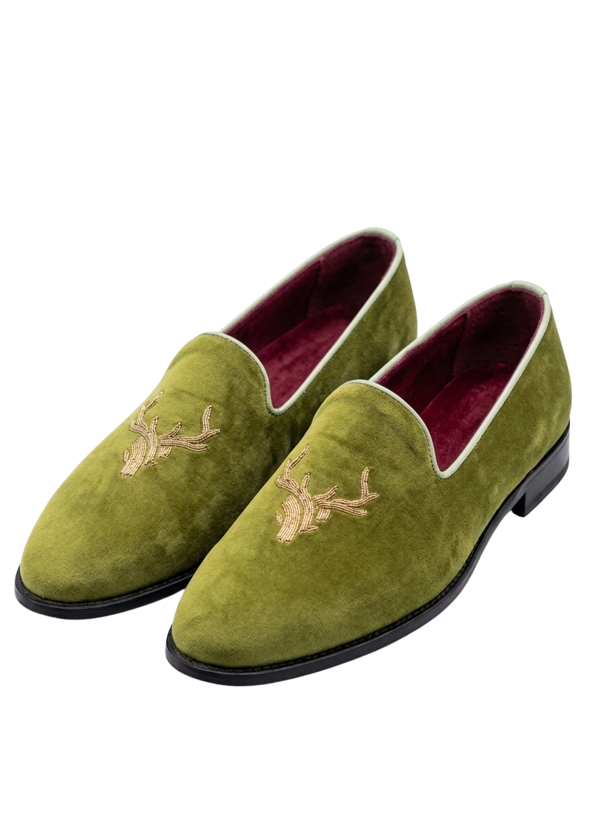 Hand Embroidered Loafer Shoes