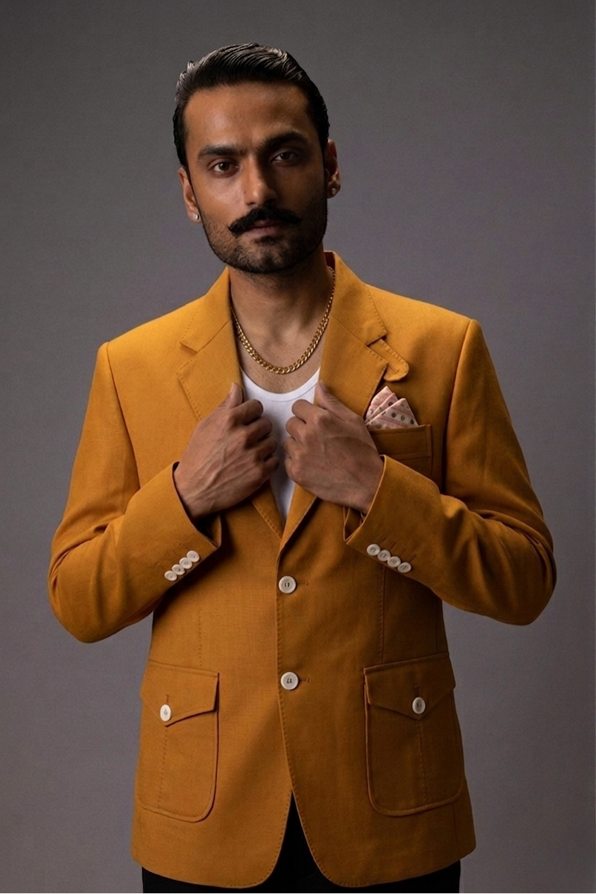 Regal Ochre Blazer
