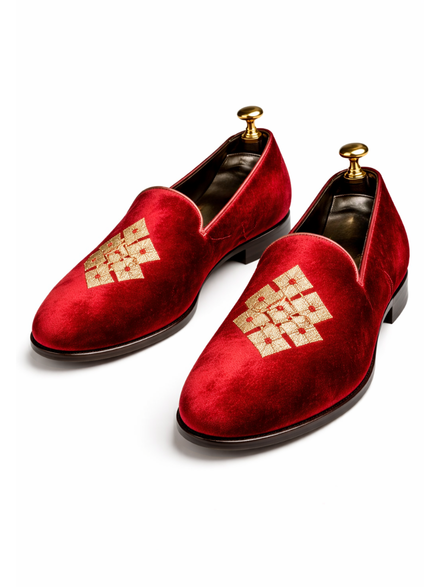Velvet Royale Loafer Shoes