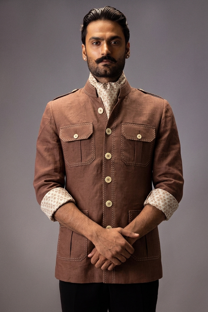 mocha hunting shirt