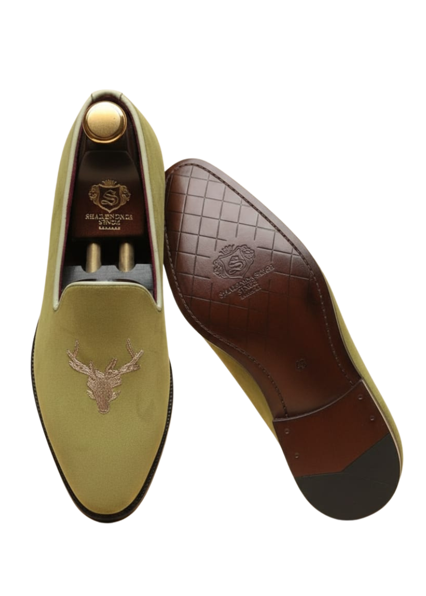 Hand Embroidered Loafer Shoes