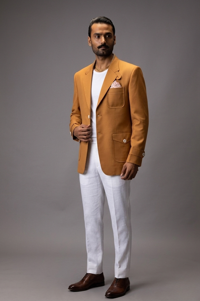 Regal Ochre Blazer