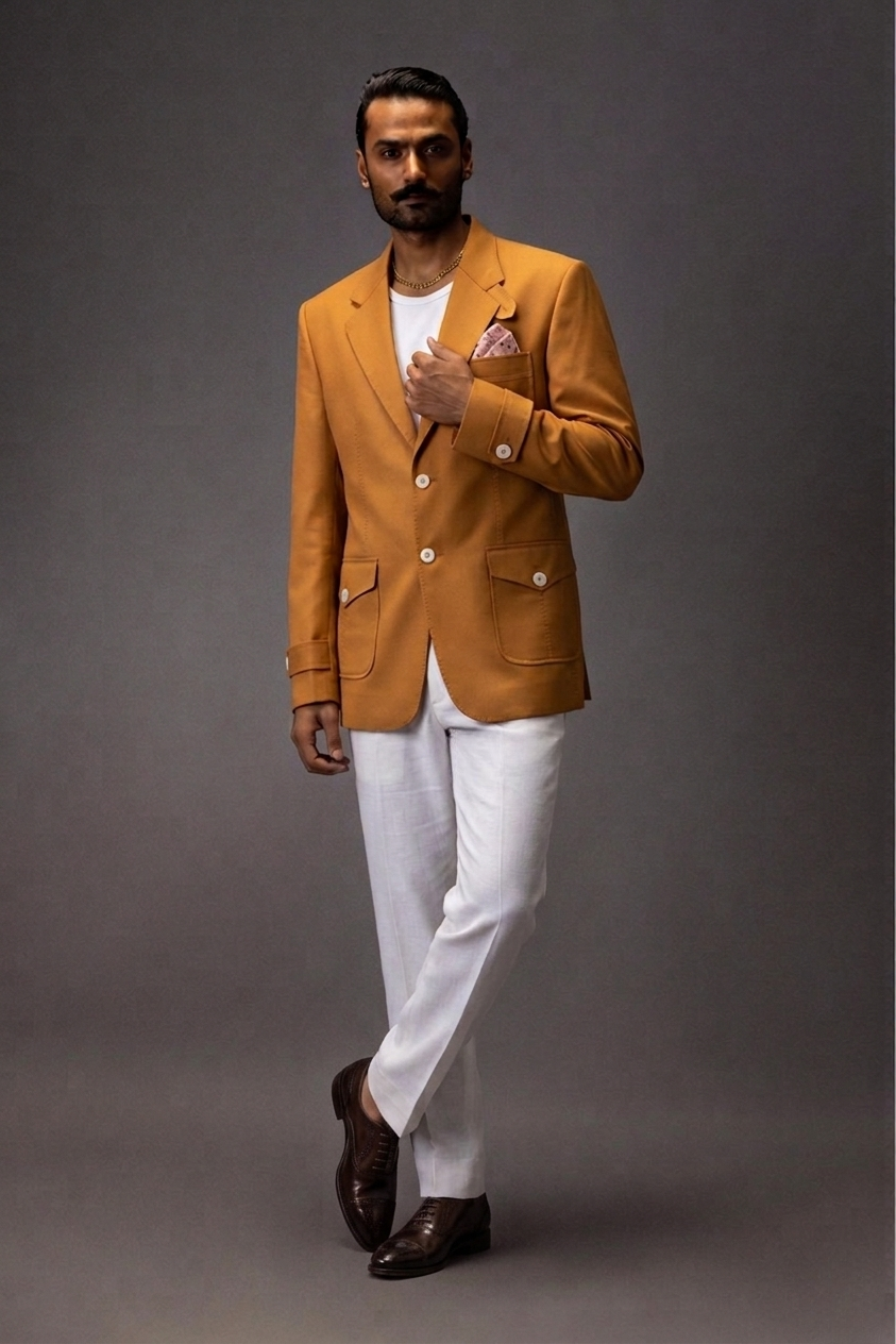 Regal Ochre Blazer