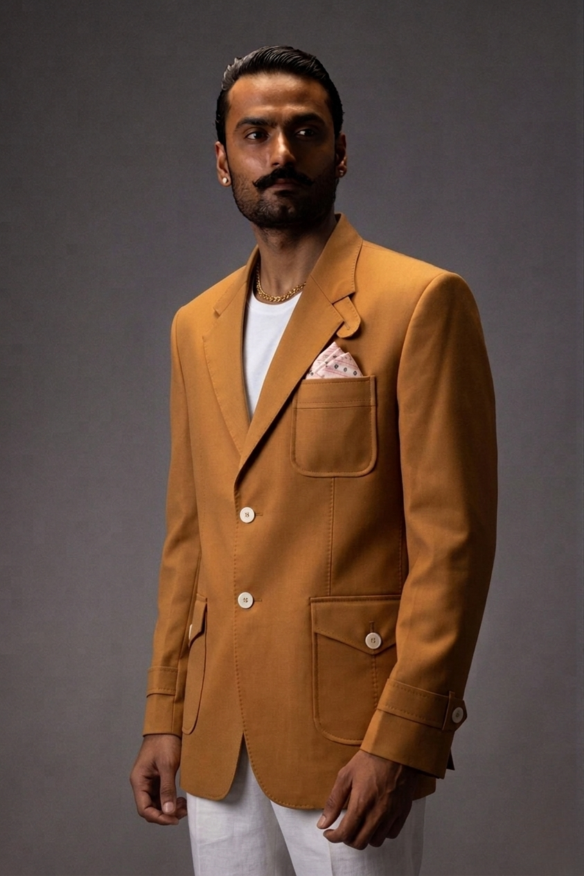 Regal Ochre Blazer