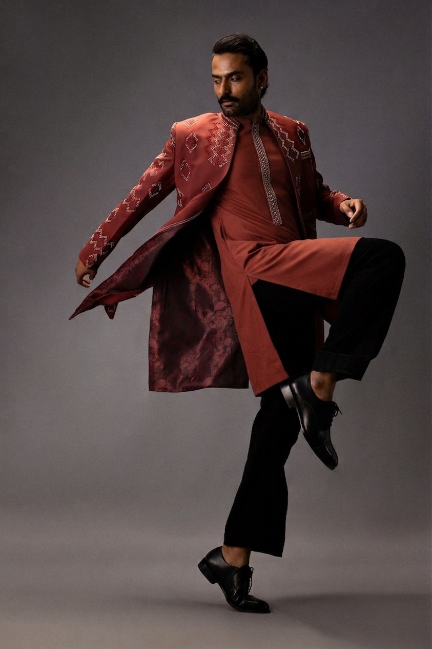 RUST MAJESTY LONG JACKET