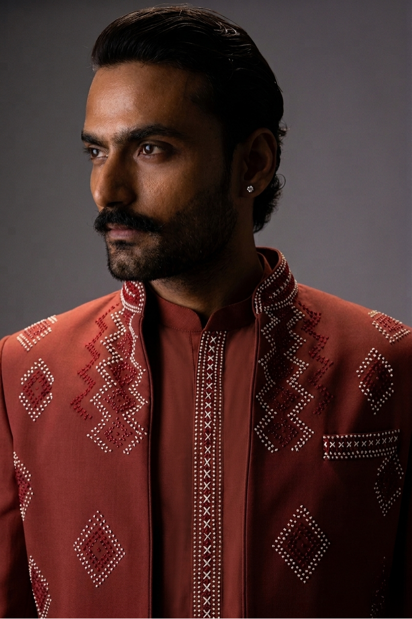 RUST MAJESTY LONG JACKET