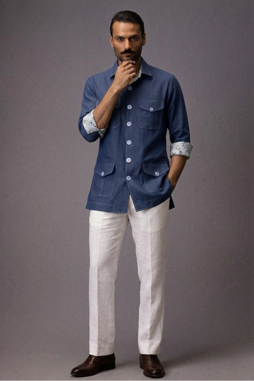 Indigo Hunting Shirt