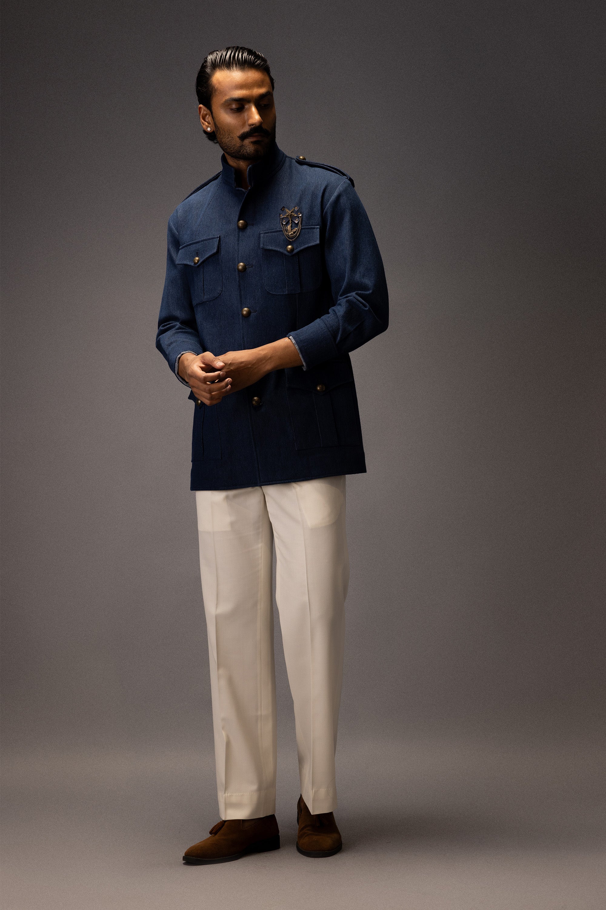 MIDNIGHT SAFARI DENIM JACKET