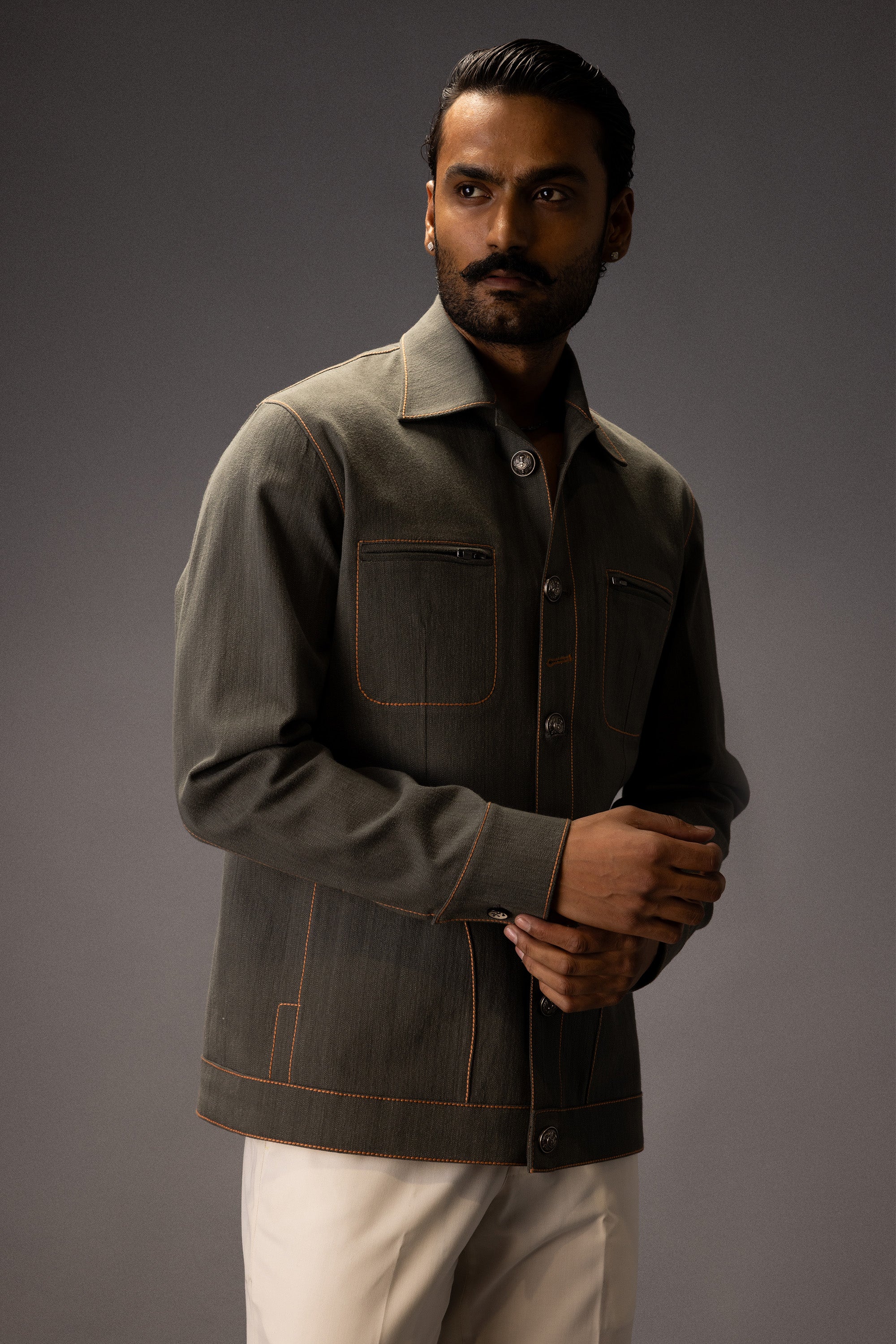 OLIVE ORCHARD DENIM JACKET