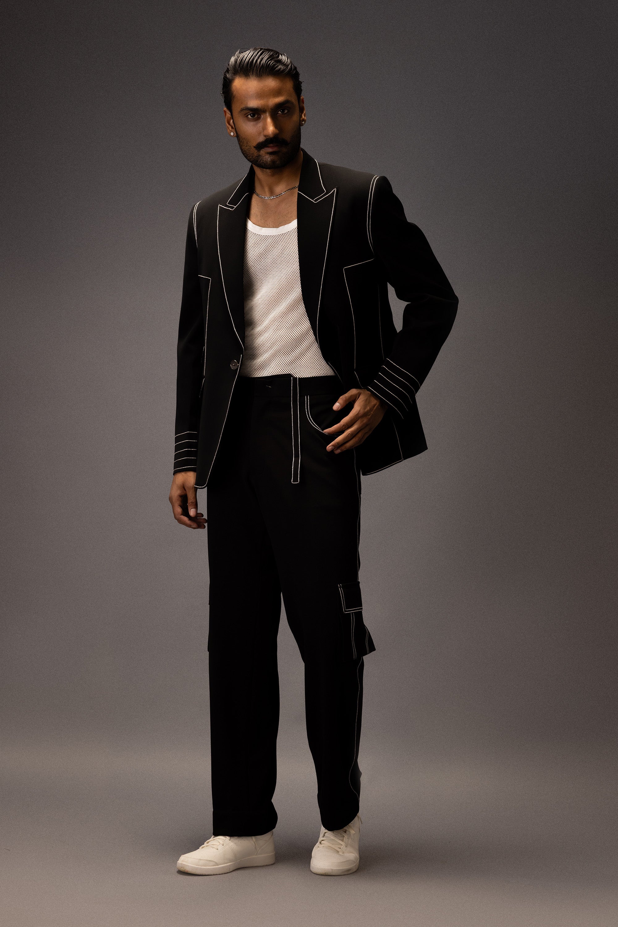 MIDNIGHT LINES BLAZER