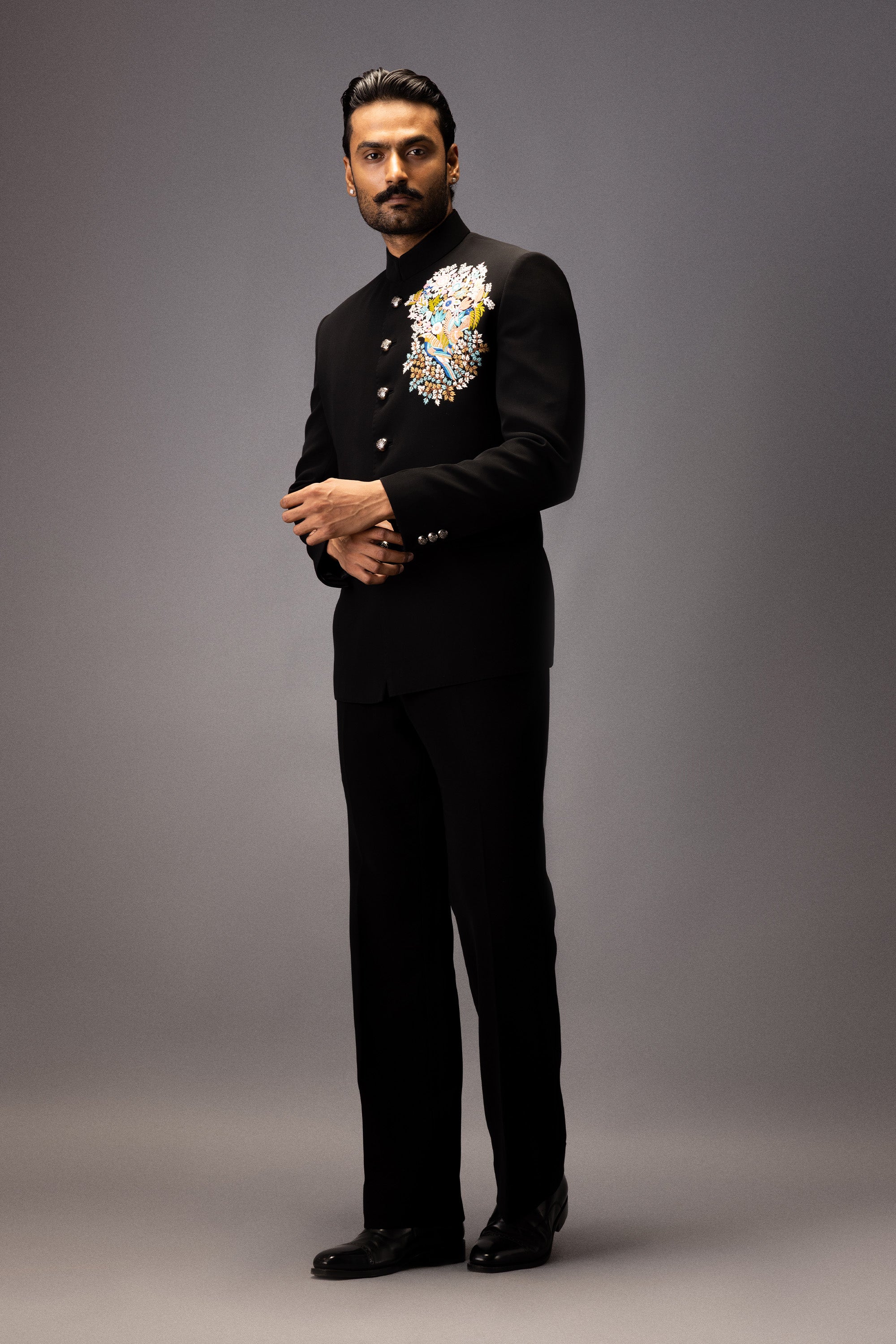 THE MAJESTIC BLOOM BANDHGALA JACKET