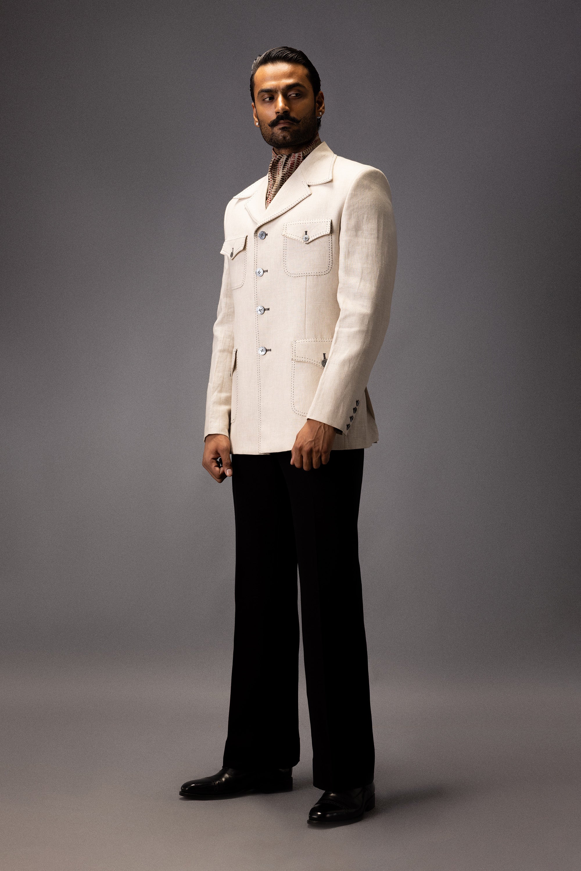 IVORY SAFARI BUSH COAT